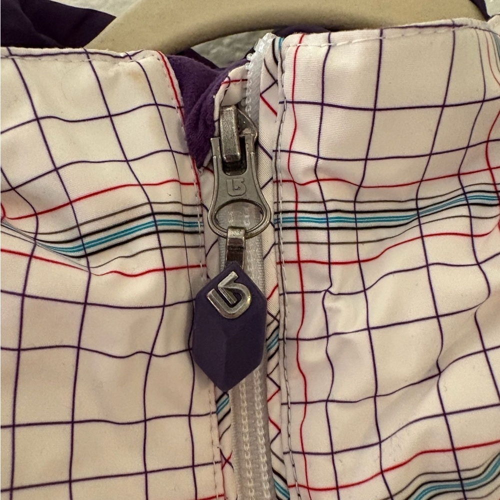 Burton White and Blue Plaid Casual Shirt - Picture 4 of 6